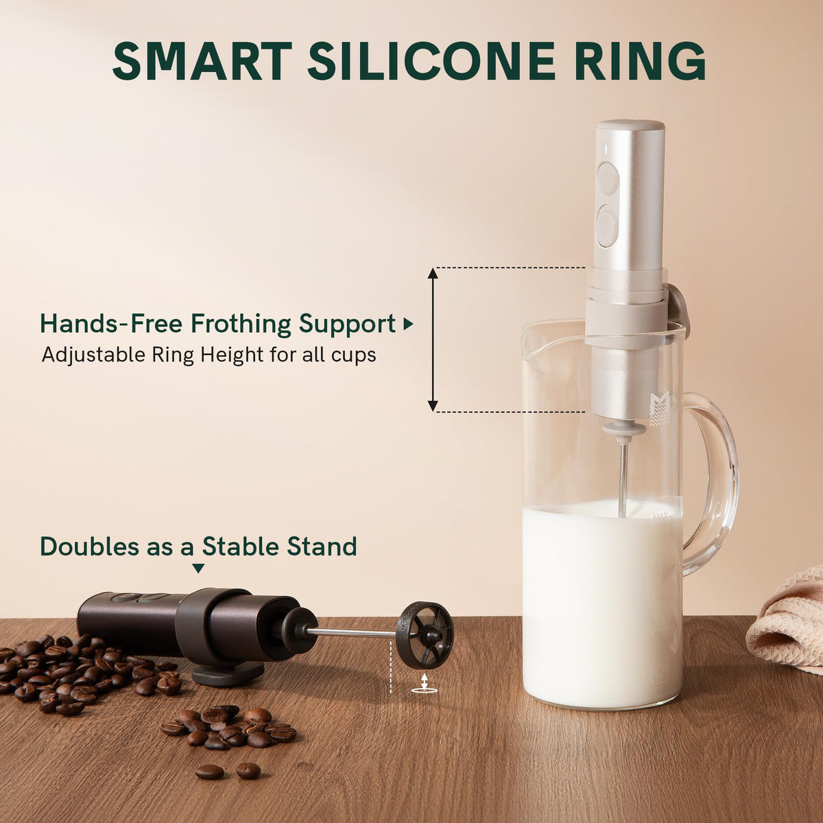 Handheld Rechargeable Milk Frother U1183