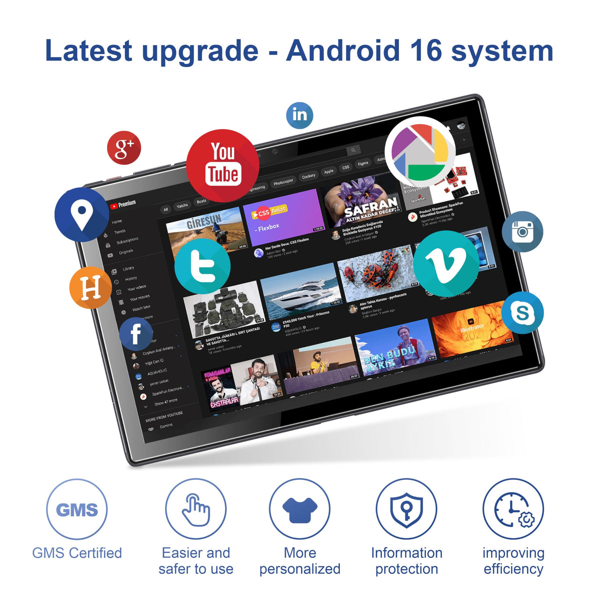 10.1 inch Android 16 Tablet C674