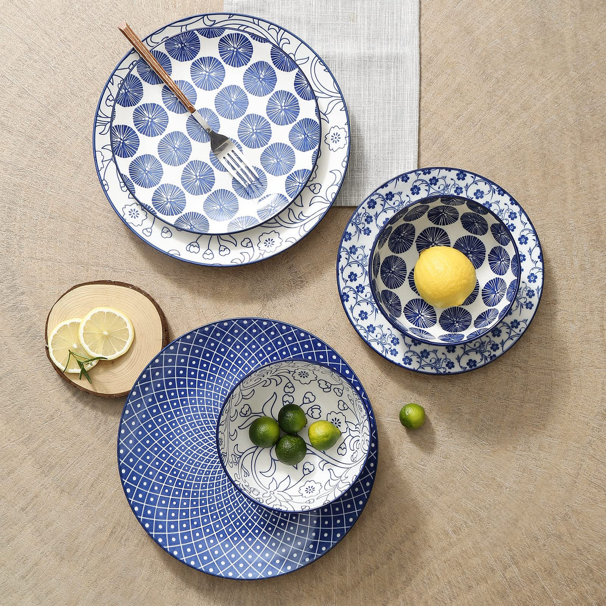 Ceramic Dinnerware Sets 12 Pieces Z983