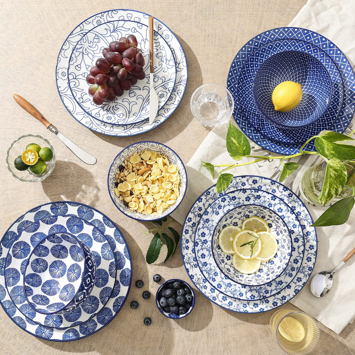 Ceramic Dinnerware Sets 12 Pieces Z983