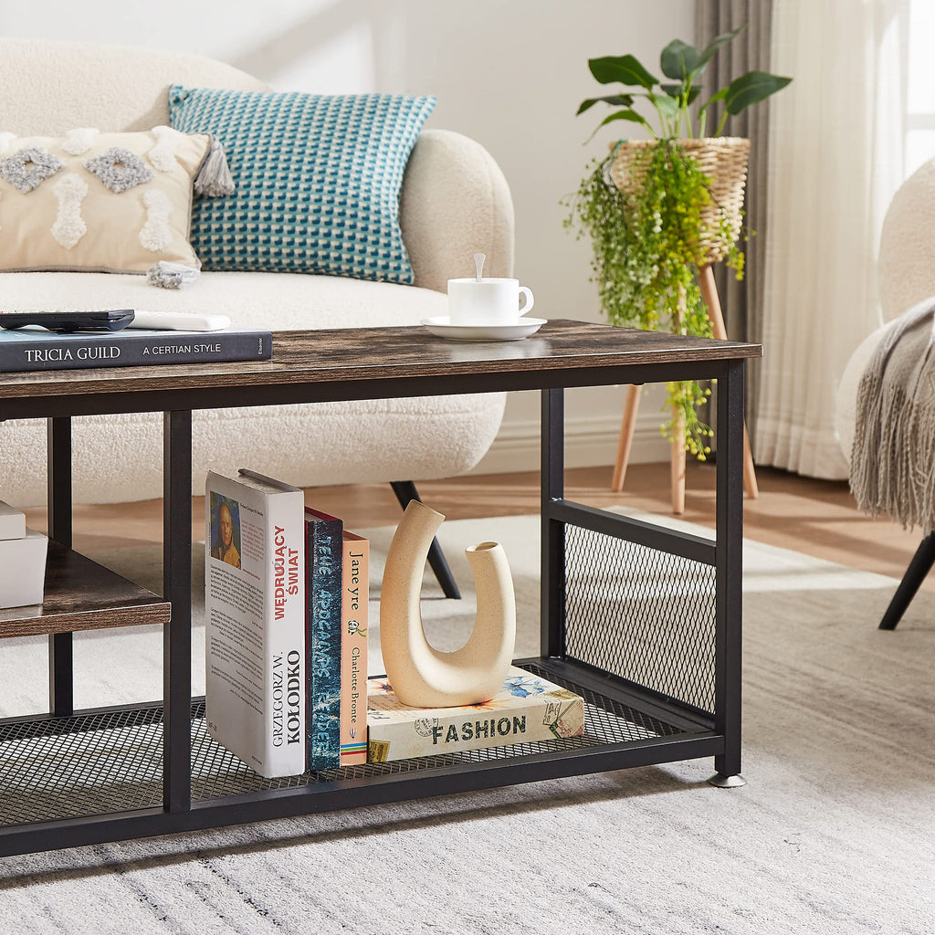 Brown 3 Tier TV Stand up to 80 Inch Y748340