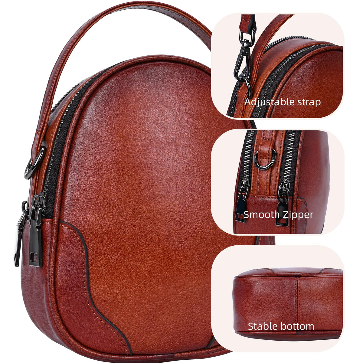 Small Leather Crossbody Bag L25233
